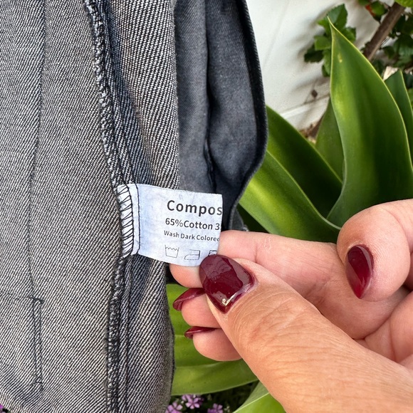 Frida Kahlo UpCycled Oversized Lg Button/Zipper Flora  Jacket - Picture 5 of 5